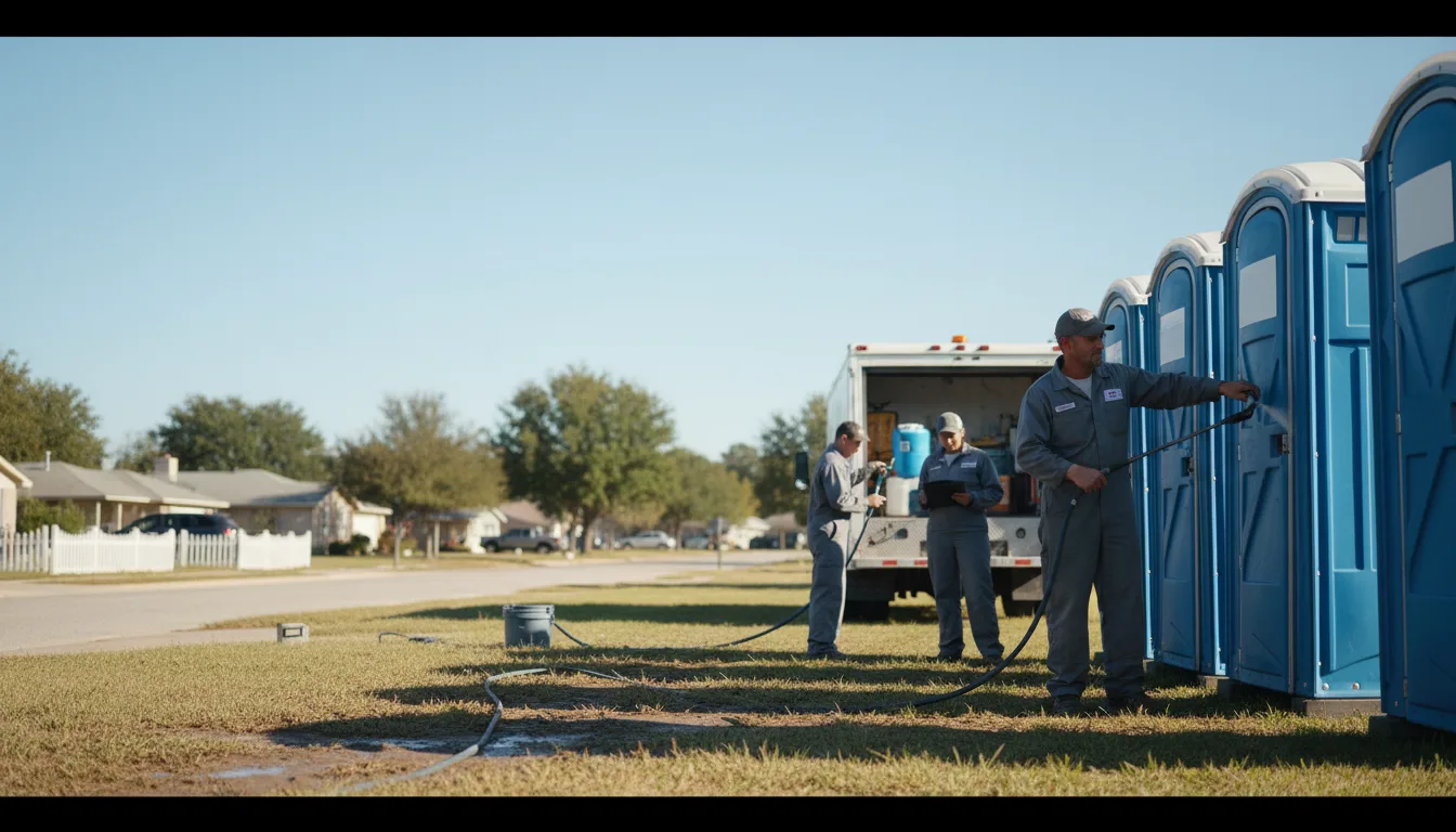 Long-Term Portable Toilet Rental in New Goshen, IN near me